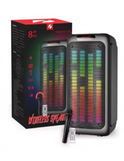 Taşınabilir Büyük Boy 30W Rgb 1 Bluetooth Mikrofonlu Parti Hoparlör Kts-1755
